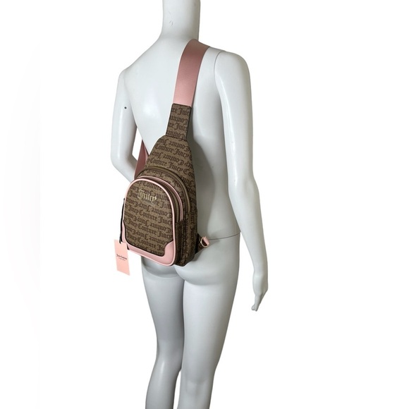 Juicy Couture Chestnut Chino Raising Star Sling Backpack - Picture 3 of 11